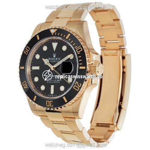 Rolex 126618LN Submariner Automatic Male 18k yellow gold Replica