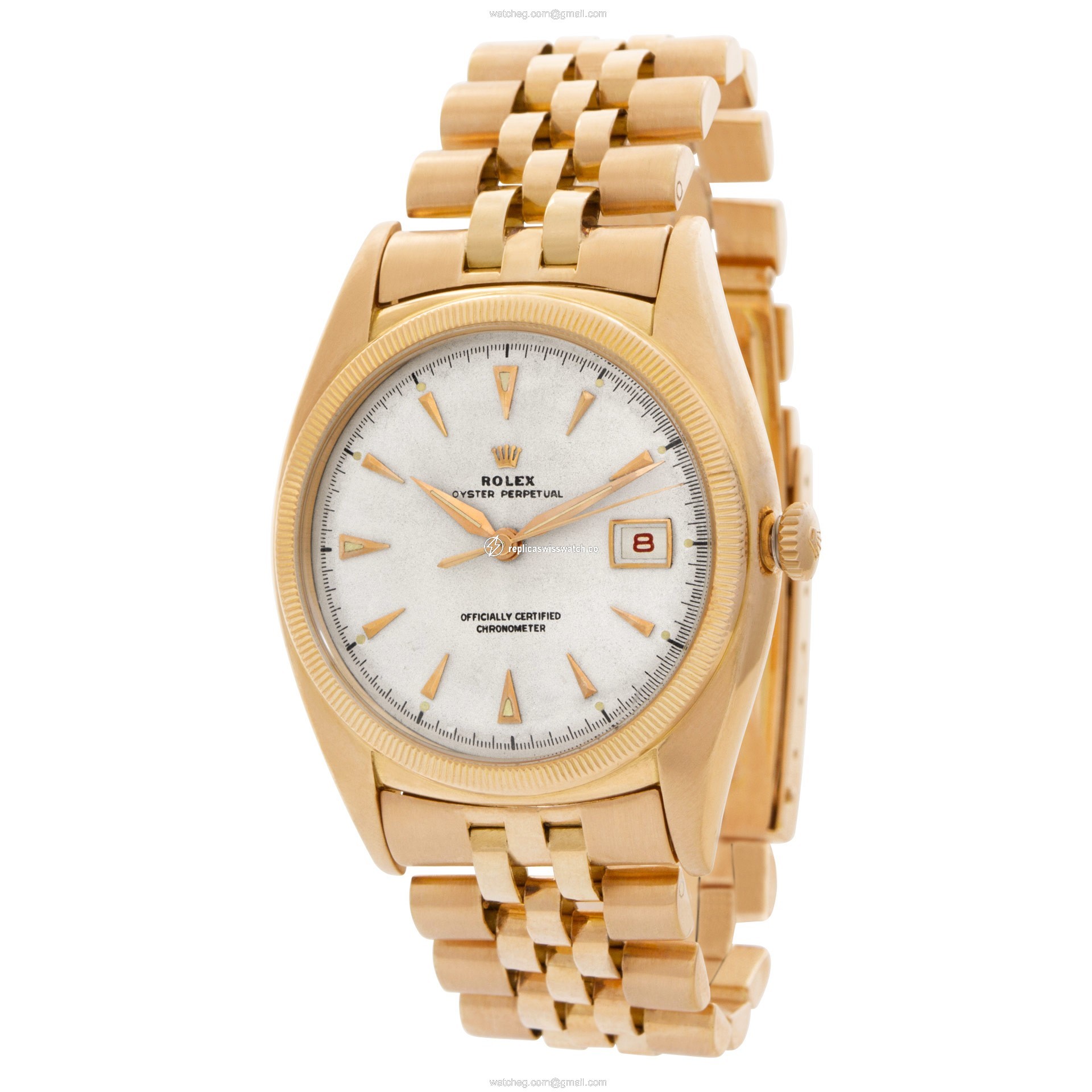 Rolex 6105 Oyster Perpetual Automatic Male 18k yellow gold Replica