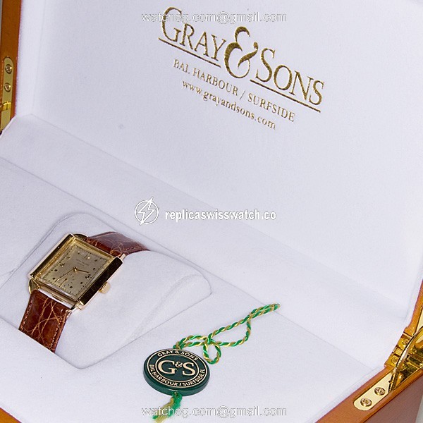 Patek Philippe 2425  Manual Male 18k yellow gold Replica