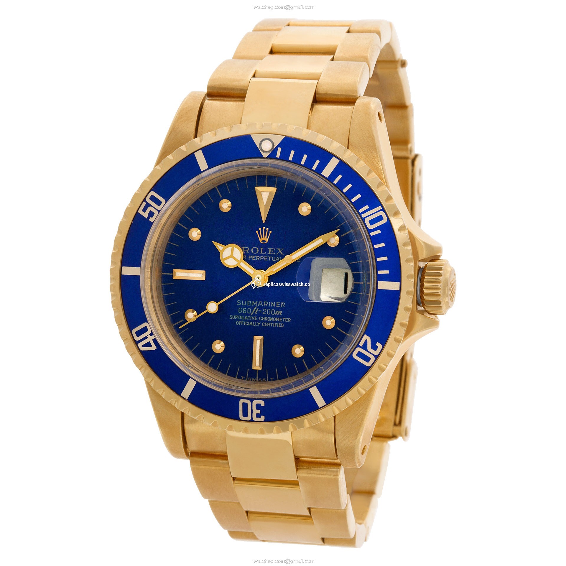 Rolex 1680 Submariner Automatic Male 18k yellow gold Replica