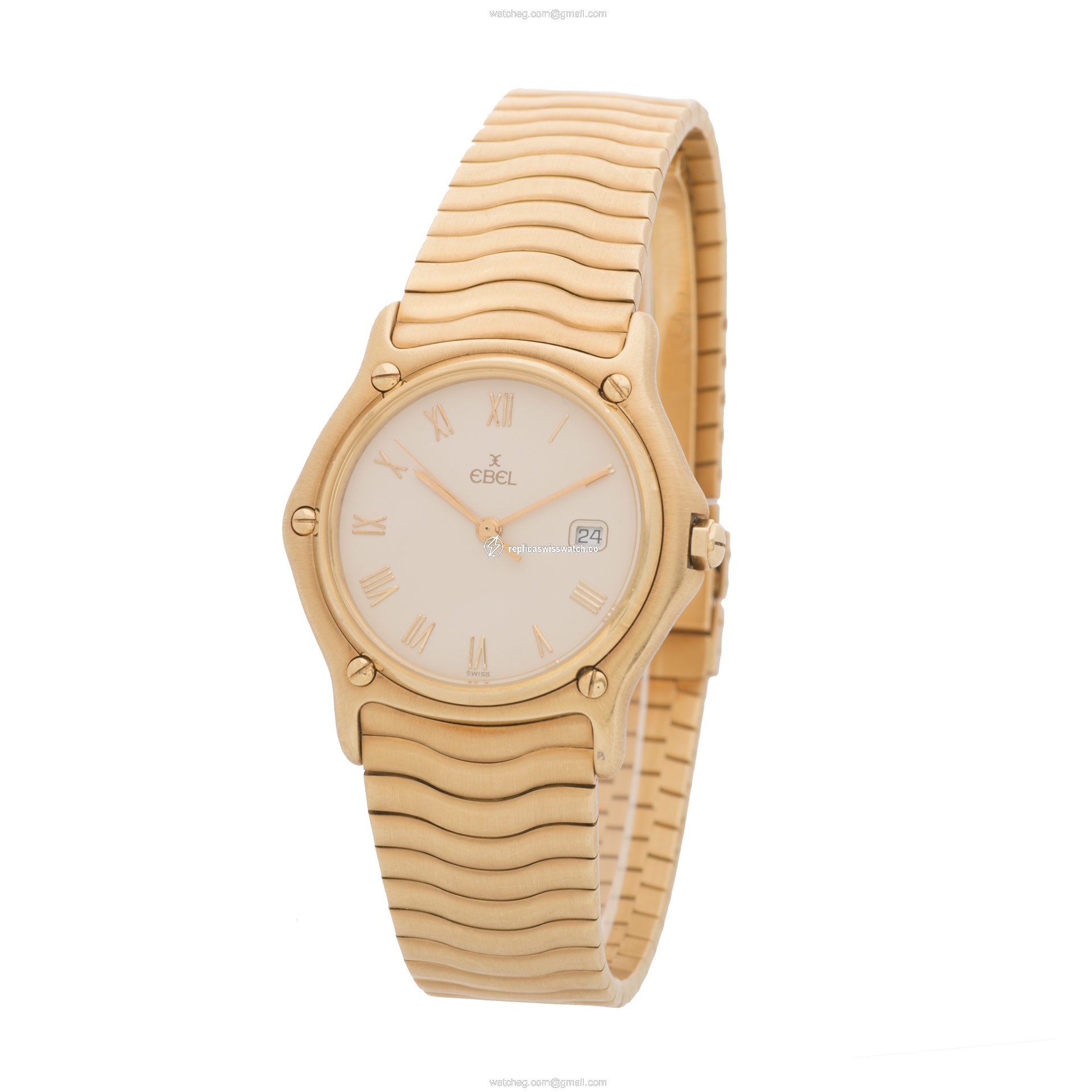 Ebel 883909 Sportwave Quartz Unisex 18k yellow gold Replica