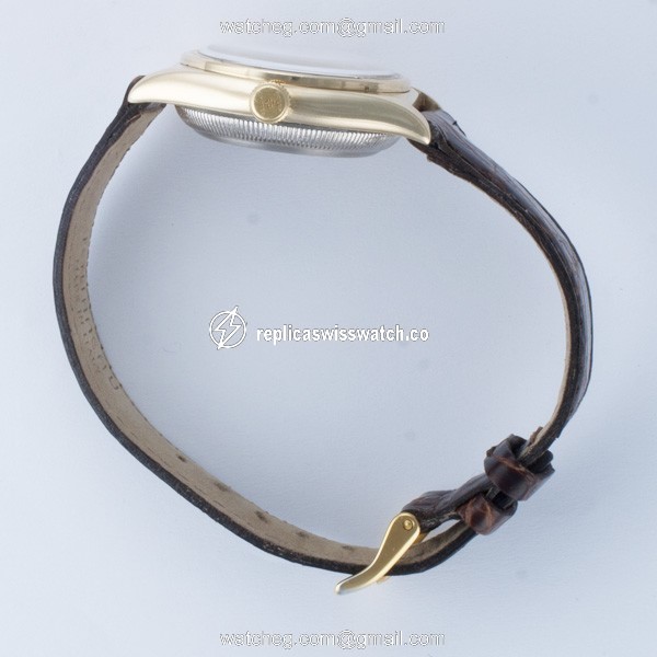 Rolex 3725 Bubble Back Automatic Male 14k yellow gold Replica