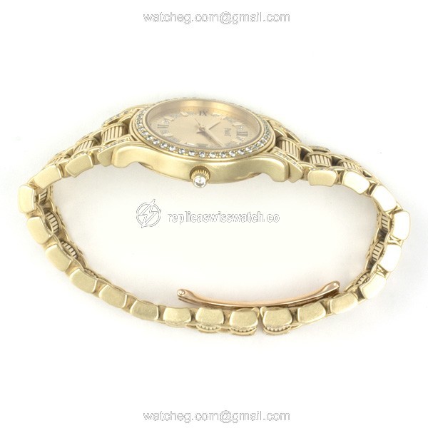 Piaget 23005m503d Polo Quartz Female 18k yellow gold Replica