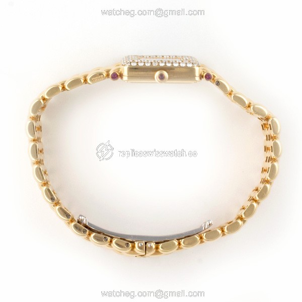 Chopard 419-1 Happy Sport Quartz Female 18k yellow gold Replica