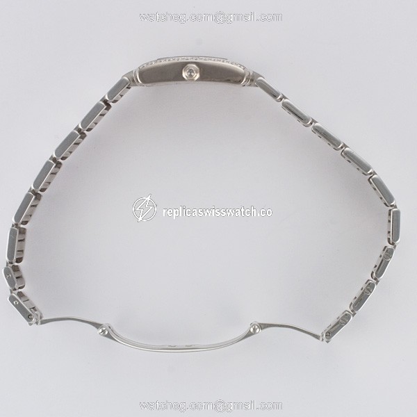 Cartier WE1002S3 Tank Francaise Quartz Female 18k White Gold Replica