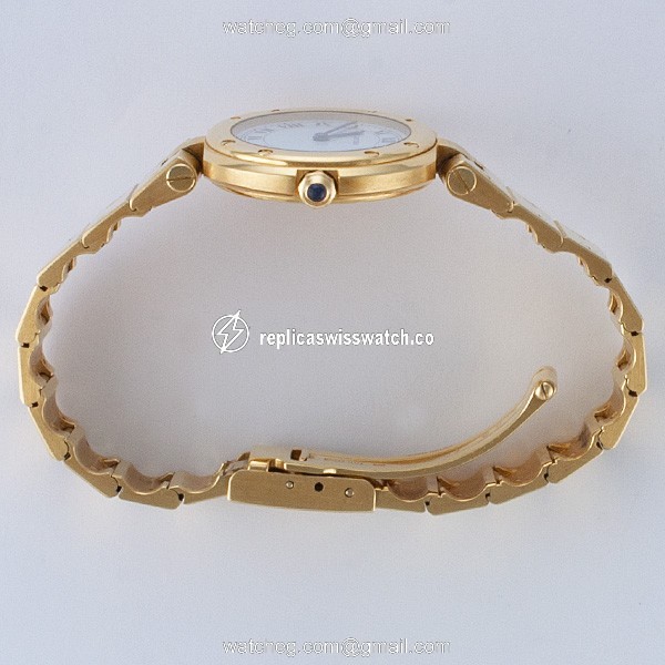 Cartier Cartier 1432 Santos Quartz Female 18k yellow gold Replica