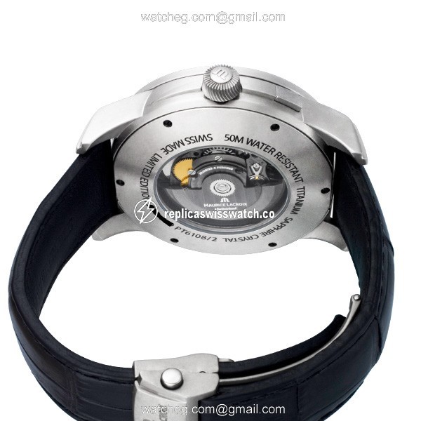 Maurice Lacroix PT6108/2 Pontos Decentrique GMT Automatic Male Titanium Replica