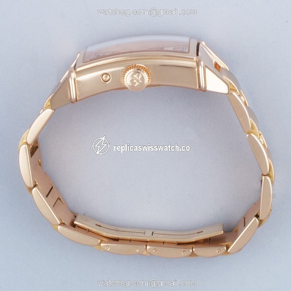 Girard Perregaux 2580 Vintage 1945 Automatic Male 18k Pink Gold Replica