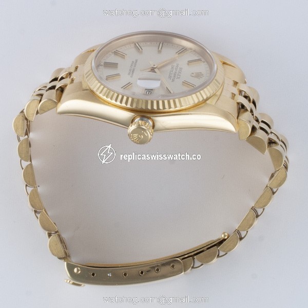 Rolex 16018 Datejust Automatic Male 18k yellow gold Replica