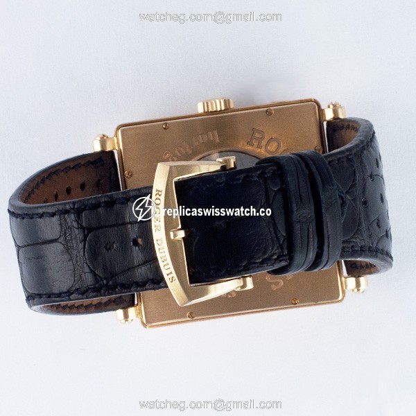 Roger Dubuis 12/28 Golden Square Automatic Male 18k yellow gold Replica