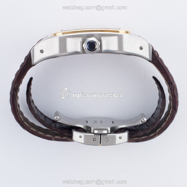Cartier W20072X7 Santos 100 Automatic Male 18k gold & Stainless Steel Replica