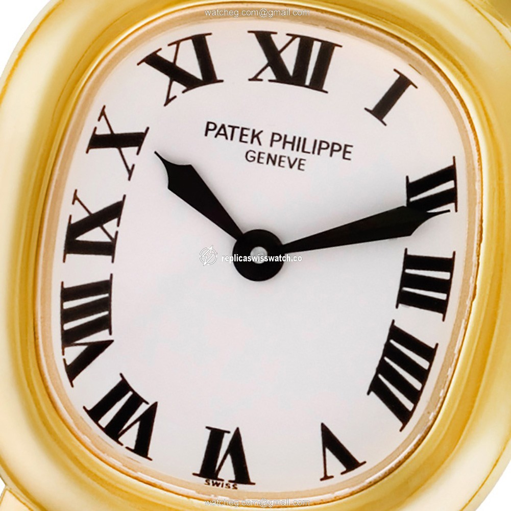 Patek Philippe 4830/1 Ellipse Quartz Female 18k yellow gold Replica