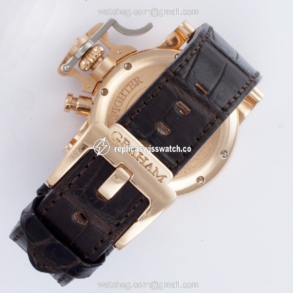Graham Graham 2456 Chronofighter Automatic Male 18k rose gold Replica