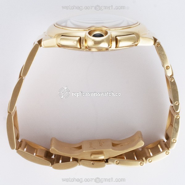 Cartier w6920008 Ballon Bleu Automatic Male 18k yellow gold Replica