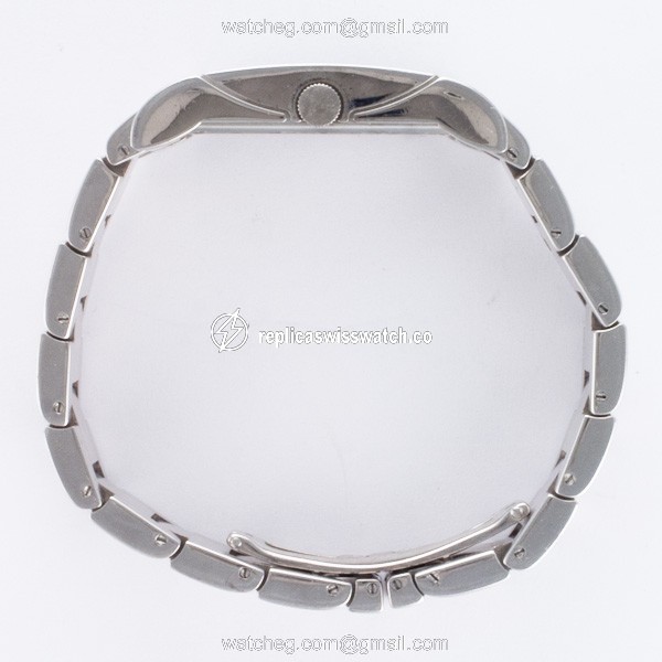 Bvlgari RTW39G Rettangolo Quartz Female 18k White Gold Replica