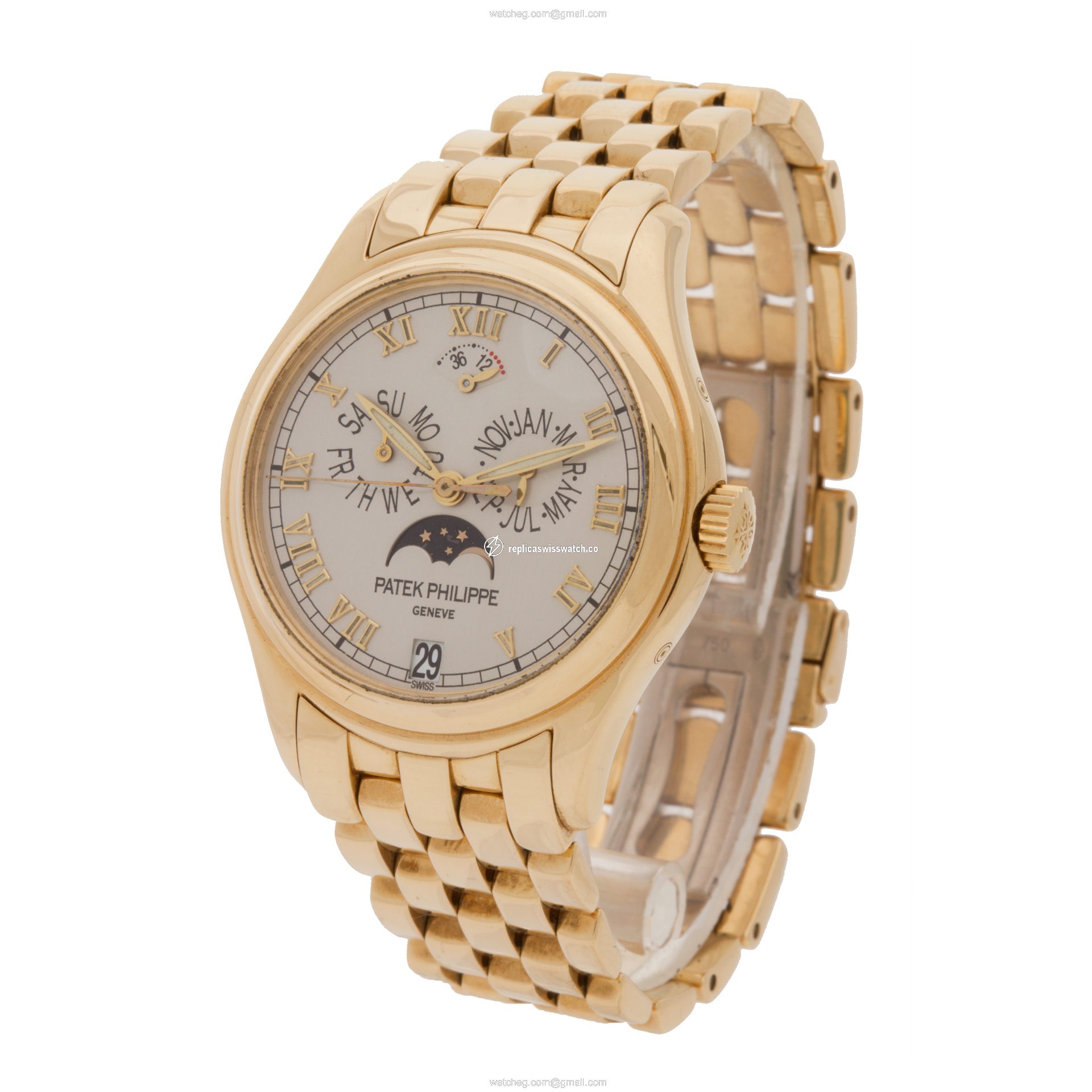 Patek Philippe 5036 Annual Calendar Automatic Male 18k yellow gold Replica