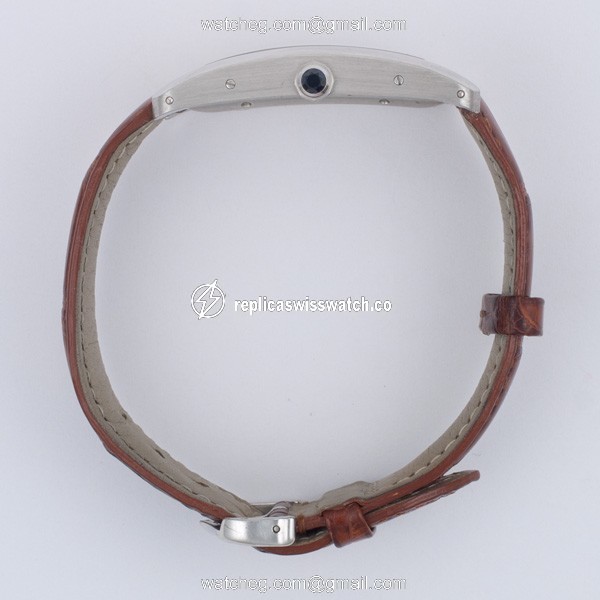 Cartier W2603256 Tank American Automatic Male 18k White Gold Replica