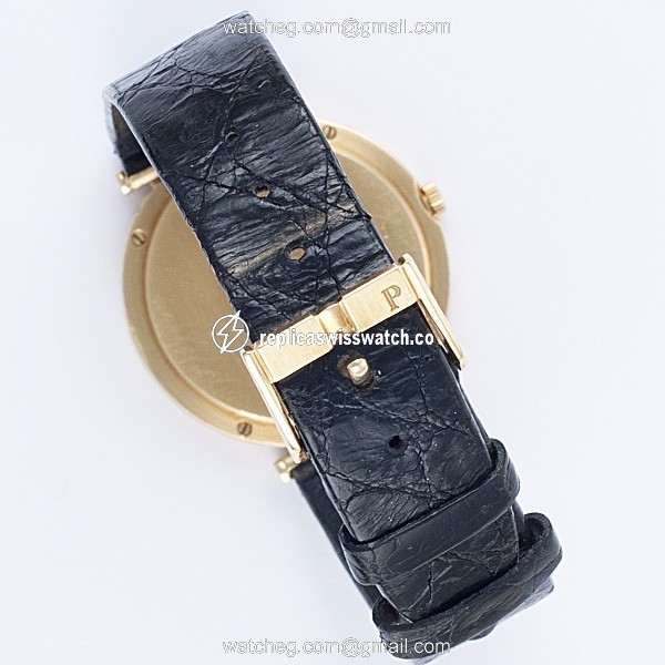 Piaget 8673 Polo Quartz Male 18k yellow gold Replica