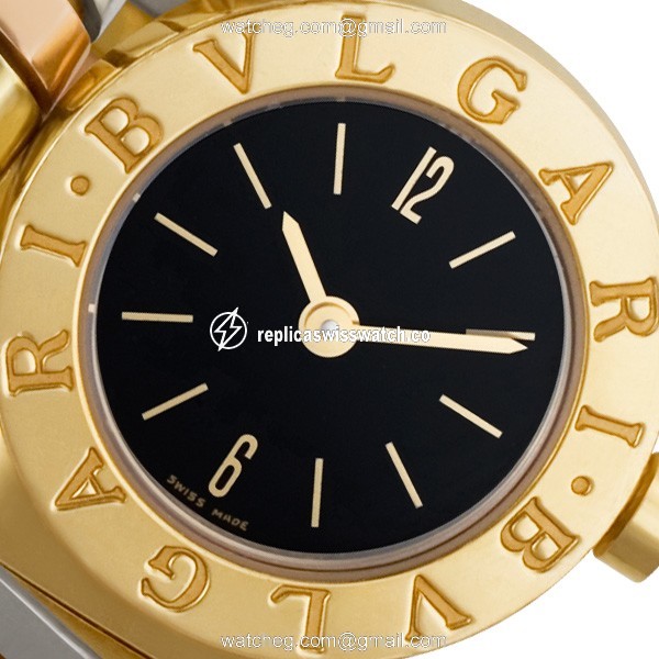 Bvlgari BB 19 iT Tubogas Quartz Female 18k yellow gold Replica