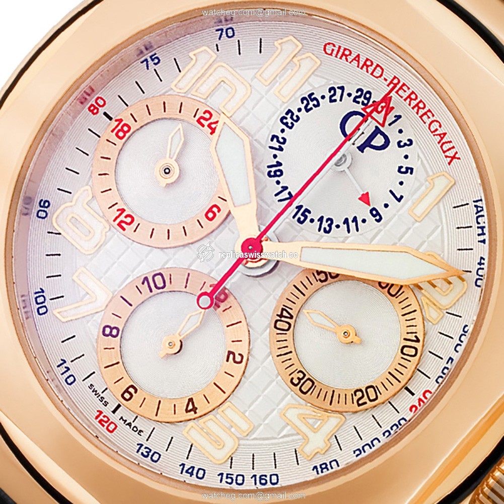 Girard Perregaux 80180-52-112-BBEA Laureato Automatic Male 18k rose gold Replica