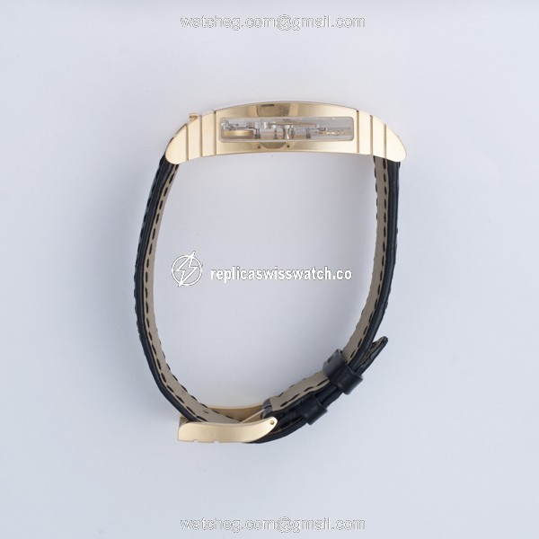 Corum 113.550.56/0001 0000J Golden Bridge Manual Male 18k yellow gold Replica