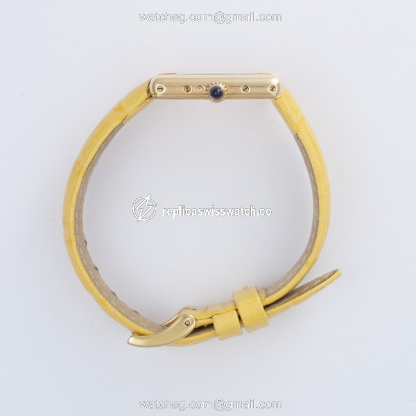 Cartier Cartier 1795 Tank Quartz Female 18k yellow gold Replica