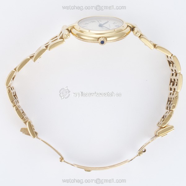 Cartier 883964 VLC Quartz Unisex 18k yellow gold Replica