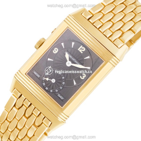Jaeger LeCoultre 270.1.54 Reverso Manual Male 18k yellow gold Replica