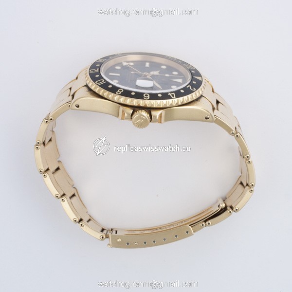 Rolex 16718 GMT-Master II Automatic Male 18k yellow gold Replica