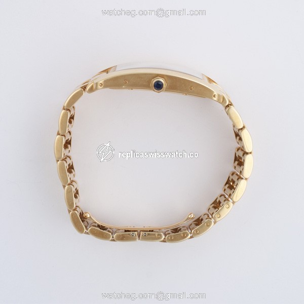 Cartier W26031K2 Americaine Tank Automatic Male 18k yellow gold Replica