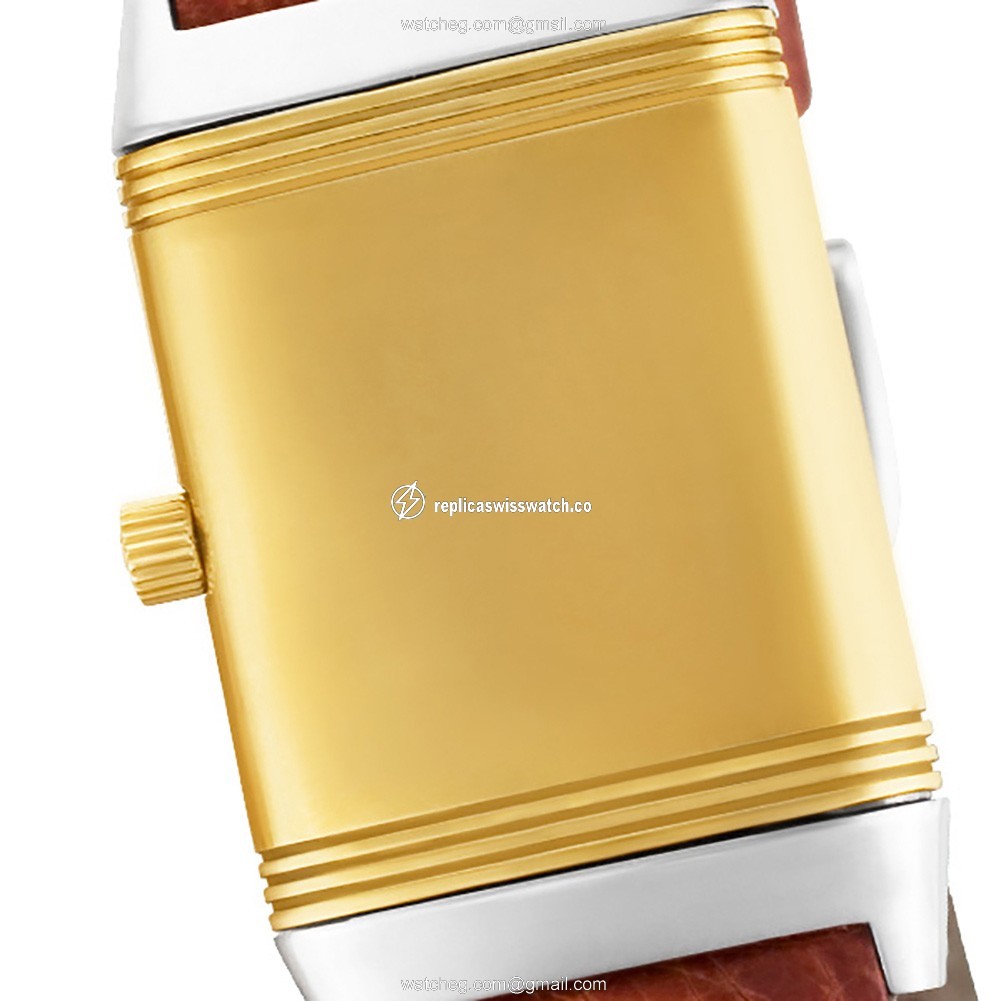 Jaeger LeCoultre 260.5.08 Reverso Quartz Female 18k gold & Stainless Steel Replica