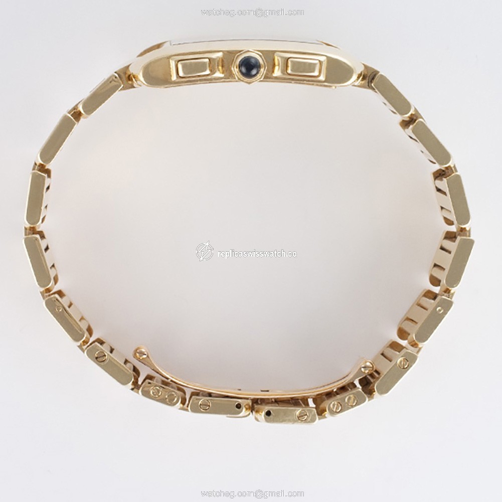 Cartier 1830 Tank Francaise Quartz Male 18k yellow gold Replica