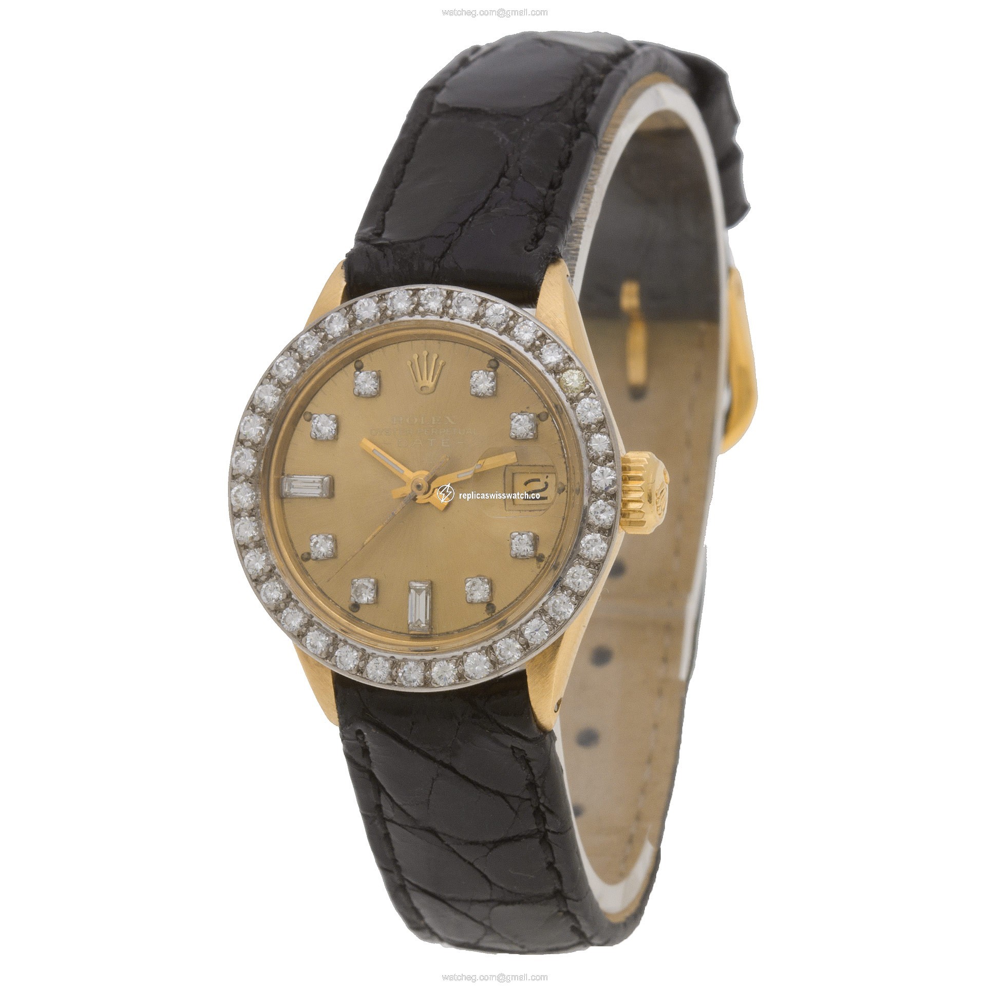 Rolex 6517 Date Automatic Female 18k yellow gold Replica