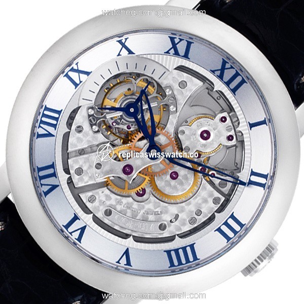 Corum 371.201.59 Skeleton Manual Male 18k White Gold Replica