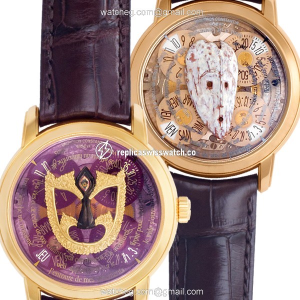 Vacheron Constantin 86070/000 Les Masques Automatic Male Gold Replica