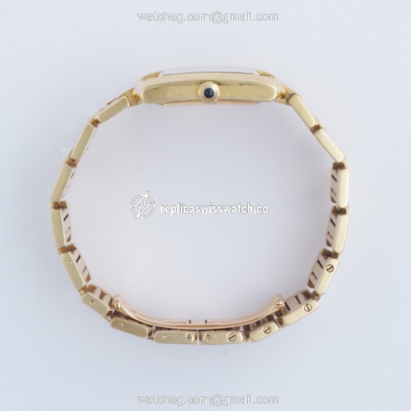 Cartier W5001R2 Tank Francaise Automatic Male 18k yellow gold Replica