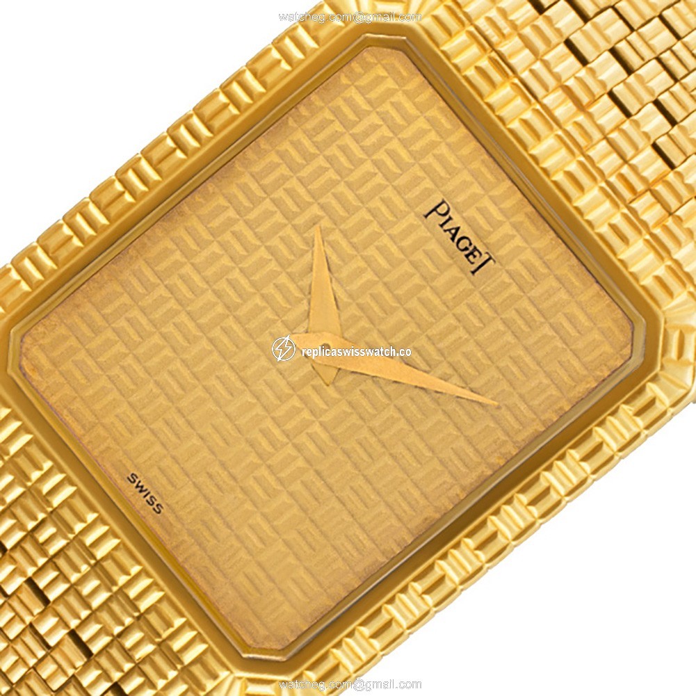 Piaget 714165 Classic Quartz Male 18k yellow gold Replica