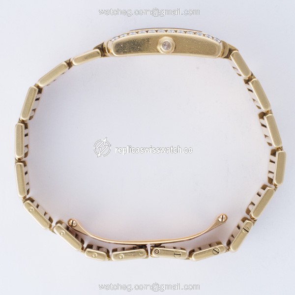 Cartier WE1001R8 Tank Francaise Quartz Female 18k yellow gold Replica