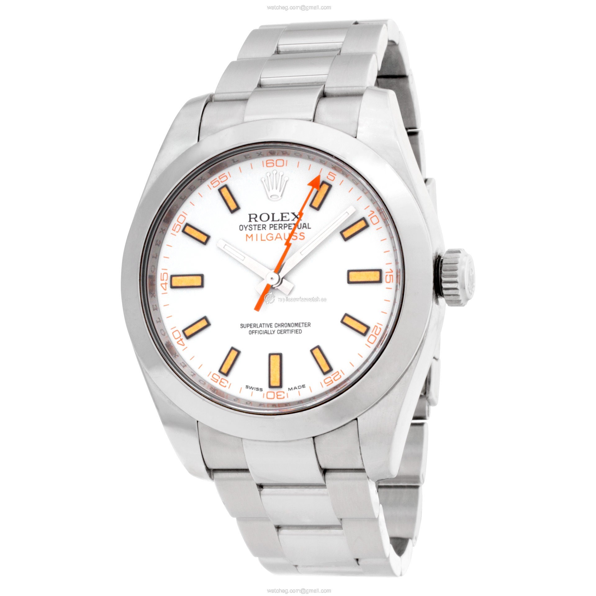 Rolex 116400 Milgauss Automatic Male Stainless Steel Replica