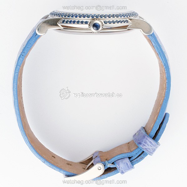 Parmigiani Parmigiani 4447  Automatic Female 18k White Gold Replica