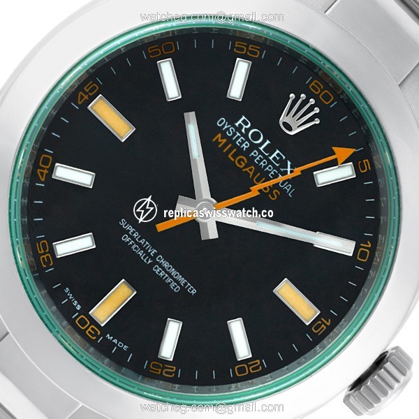 Rolex 116400GV Milgauss Automatic Male Stainless Steel Replica