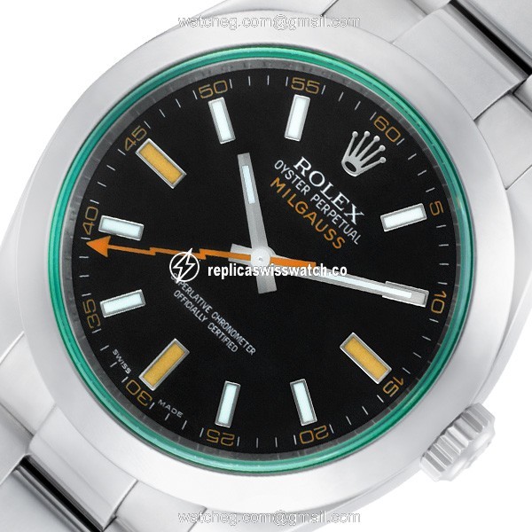 Rolex 116400V Milgauss Automatic Male Stainless Steel Replica