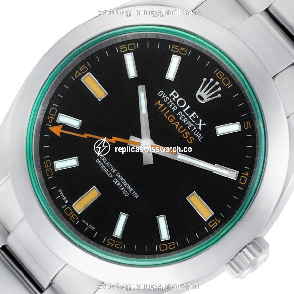 Rolex 116400V Milgauss Automatic Male Stainless Steel Replica