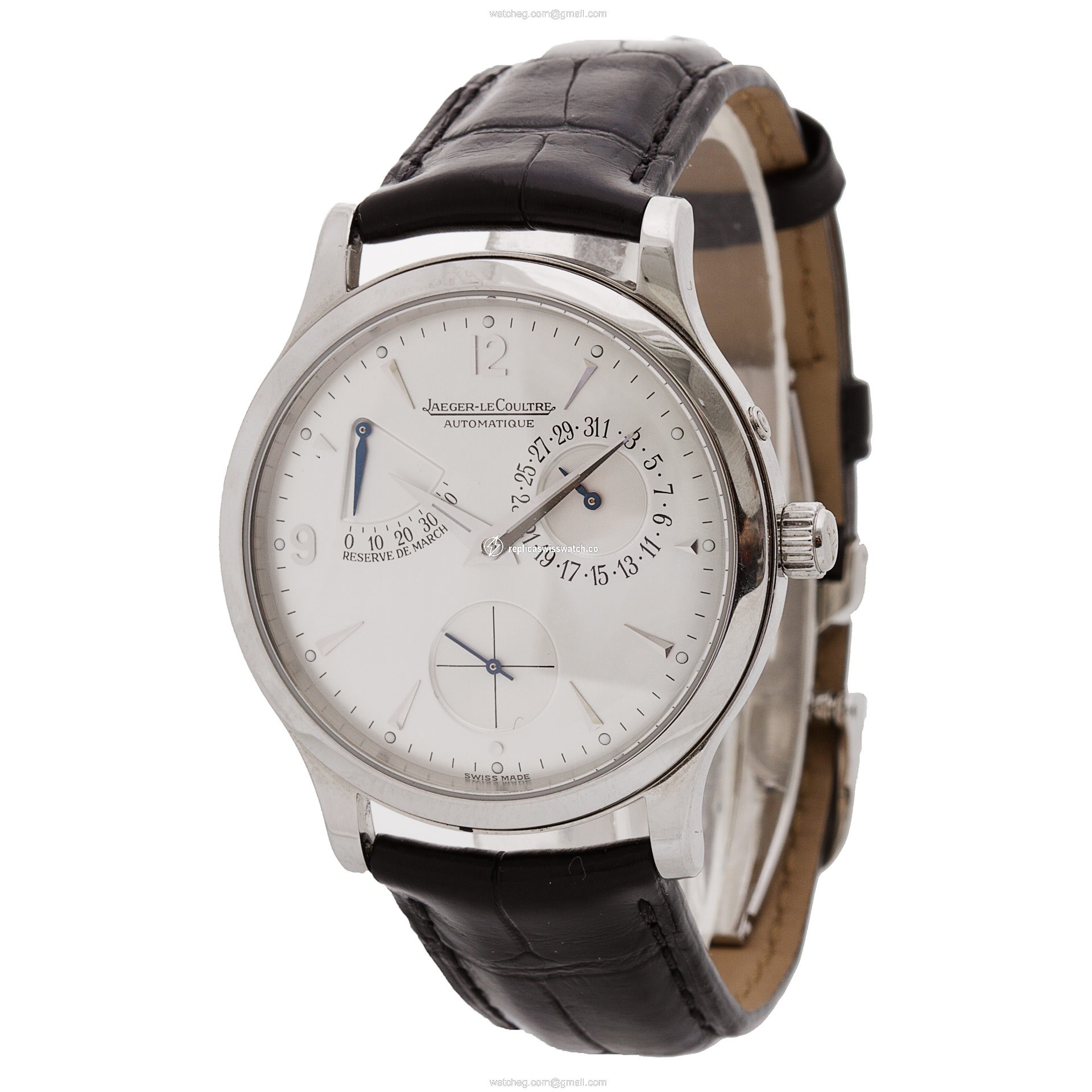 Jaeger LeCoultre 140.8.38.S Reserve de Marche Automatic Male Stainless Steel Replica