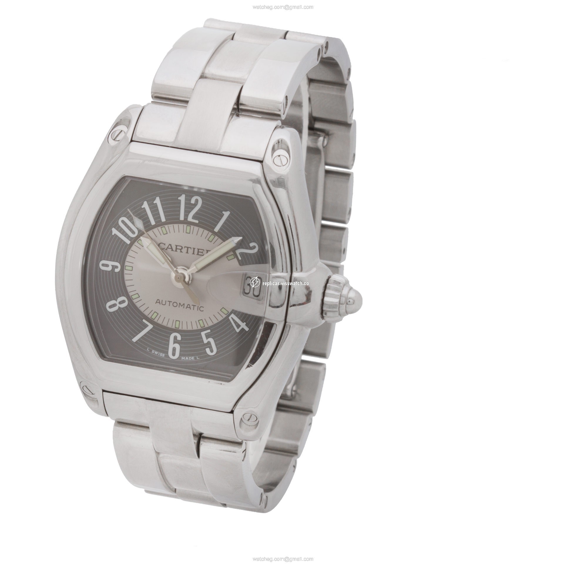Cartier W62002V3 Roadster Automatic Unisex Stainless Steel Replica