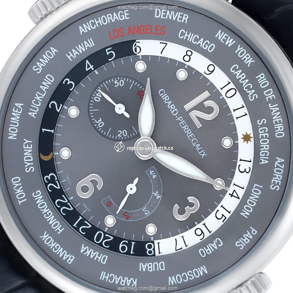 Girard Perregaux 49851 World Time Automatic Male Stainless Steel Replica