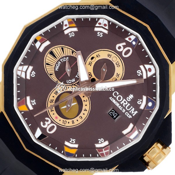 Corum 277.931.91/0371 AN32 Admirals Cup Automatic Male 18k rose gold Replica