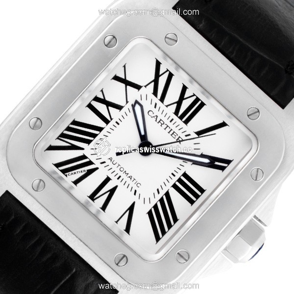 Cartier w20106x8 Santos 100 Automatic Unisex Stainless Steel Replica