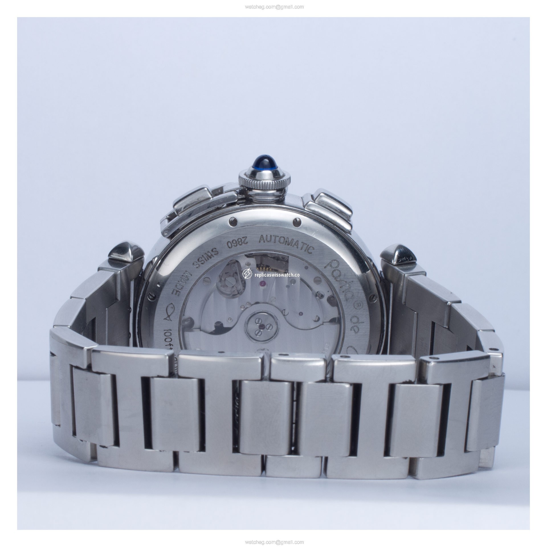 Cartier W31085M7 Pasha Automatic Male Stainless Steel Replica