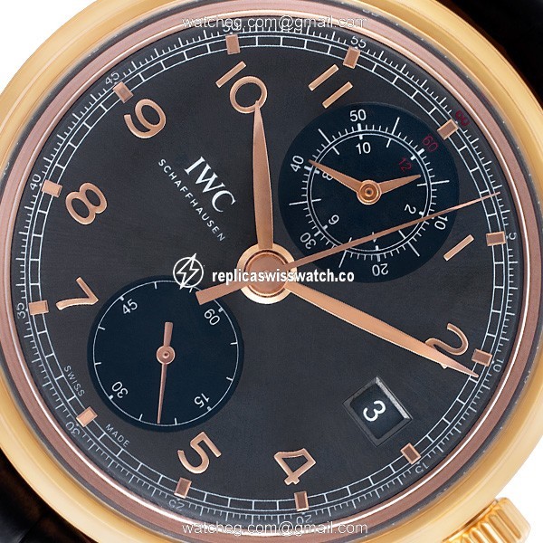 IWC IW390402 Portuguese Automatic Male 18k rose gold Replica